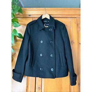 Lauren by Ralph Lauren Wool Blend Peacoat Jacket Size12 (Women’s L) Black Label